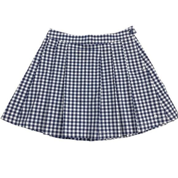 GEORGIA MAY JAGGER X VOLCOM Frochickie A-Line Skirt Sz Medium Midnight Blue - Picture 3 of 8